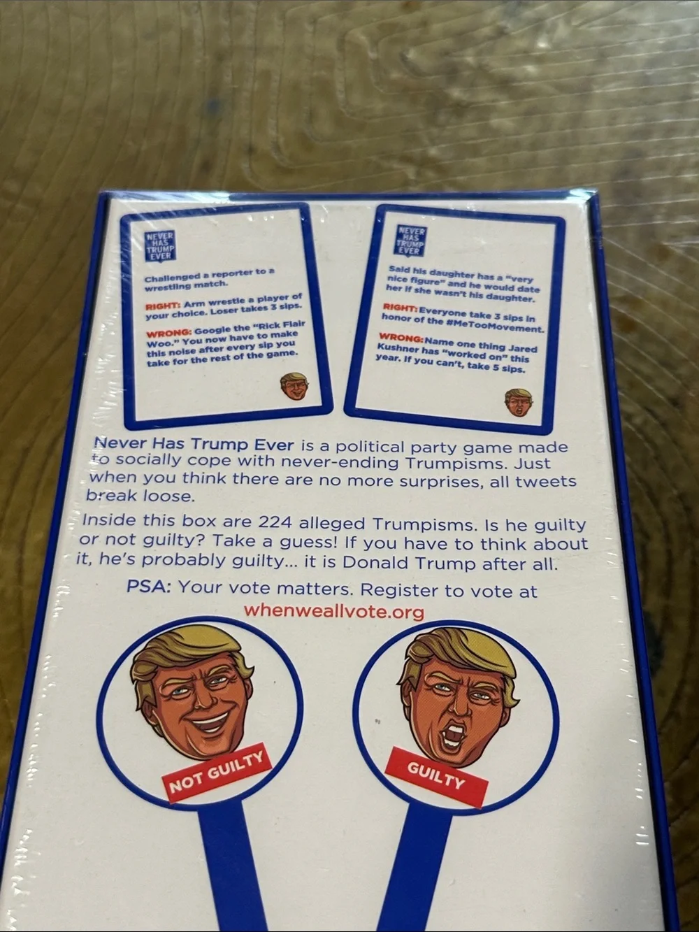 Never Has Trump Ever Party Game